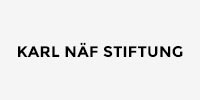 Logo der Karl Näf Stiftung, die als Sponsorin für den Verein Naturschule St. Gallen auftritt.
